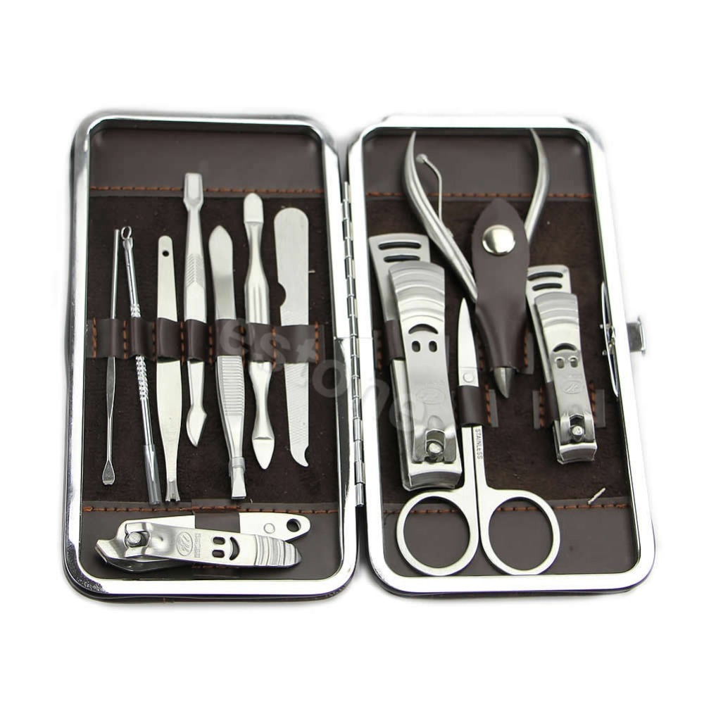 Nail Clippers Cuticle Grooming Kit Case Professional Nail Styling Salon Tools 12 in1 Pedicure / Manicure Stainless Steel, As pic
Nail Clippers Cuticle Grooming Kit Case Professional Nail Styling Salon Tools 12 in1 Pedicure / Manicure Stainless Steel, As pic
