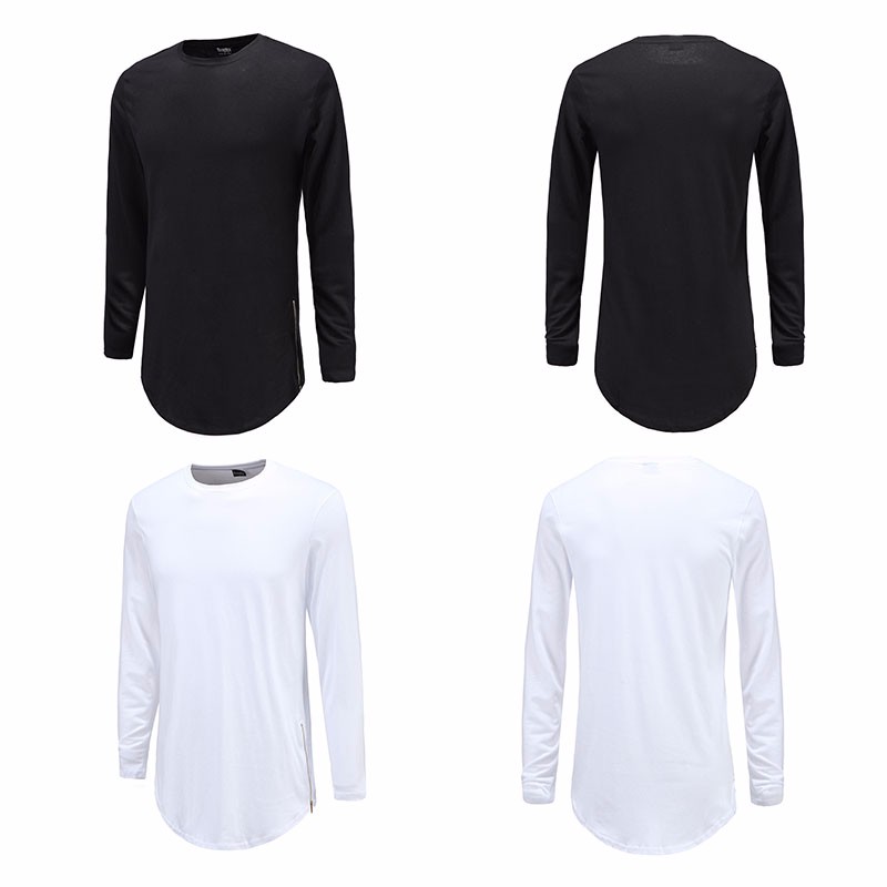 Zipper Street Wear T Shirt Men Extend Swag Side Zip T Shirt Super Longline Long Sleeve T-Shirts with Curve Hem and Zip Solid, White
Zipper Street Wear T Shirt Men Extend Swag Side Zip T Shirt Super Longline Long Sleeve T-Shirts with Curve Hem and Zip Solid, White