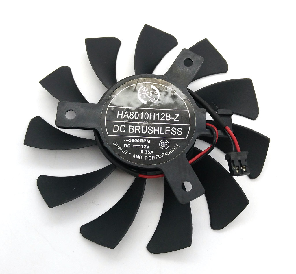 Original for MSI N740 GT740 GTX750 Graphics card cooling fan HA8010H12B-Z 12V 0.35A 3600RPM
Original for MSI N740 GT740 GTX750 Graphics card cooling fan HA8010H12B-Z 12V 0.35A 3600RPM