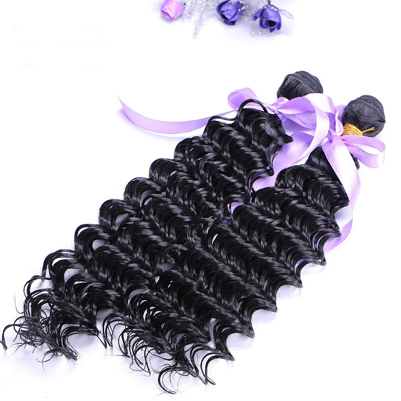 Body Wave Hair Weave Bundles Hair Extensions Deep Wave Curly Hair Wefts 8-30 Inches Hairs Makeup Tool Paquetes Extensiones De Cabello Onda Profunda De