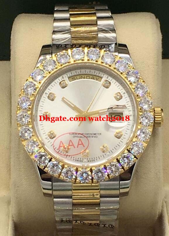 Luxury Watch 6 Style 41MM Bigger Diamond Dial/bezel NEW Stainless Steel Bracelet Automatic Fashion Men's Watch Wristwatch
Luxury Watch 6 Style 41MM Bigger Diamond Dial/bezel NEW Stainless Steel Bracelet Automatic Fashion Men's Watch Wristwatch