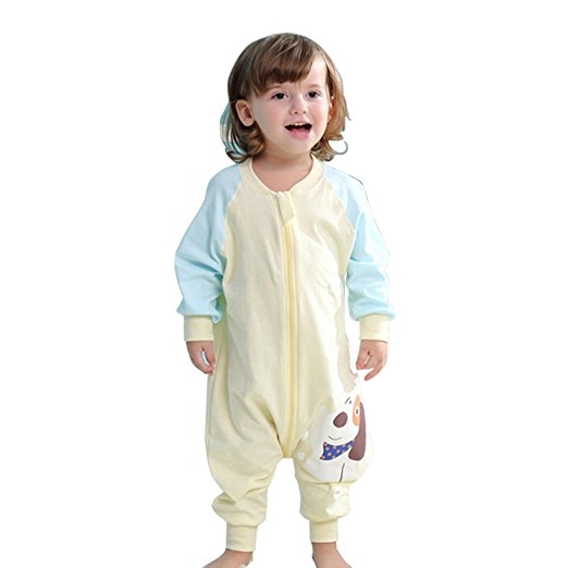 Baby Cotton Toddler Thinner Sleeping Bag Sack Long Sleeve Wearable Blanket Girl and Boy's For Spring Summer Fall (yellow+blue)
Baby Cotton Toddler Thinner Sleeping Bag Sack Long Sleeve Wearable Blanket Girl and Boy's For Spring Summer Fall (yellow+blue)