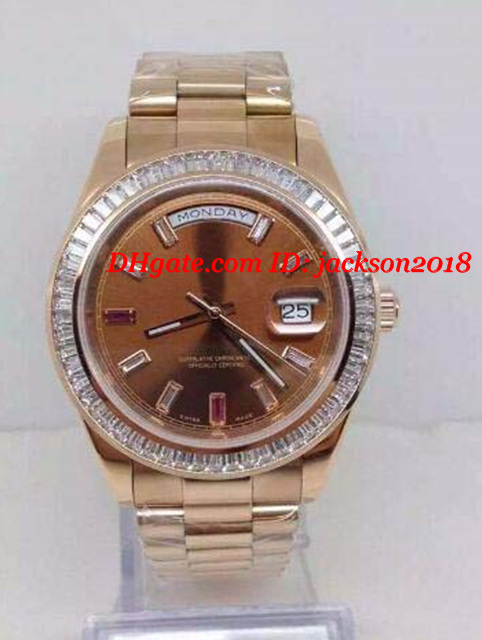 4 style luxury watches 41mm stainless steel bracelet gold - diamond dial 218235 automatic fashion men wristwatch, Slivery;brown
4 style luxury watches 41mm stainless steel bracelet gold - diamond dial 218235 automatic fashion men wristwatch, Slivery;brown