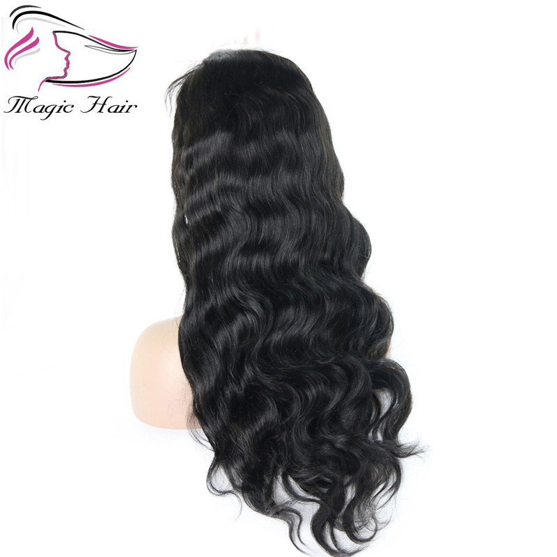 Brazilian human hair wigs non-remy lace front wigs with baby hair pre-plucked hairline body wave 230% density customized accepted