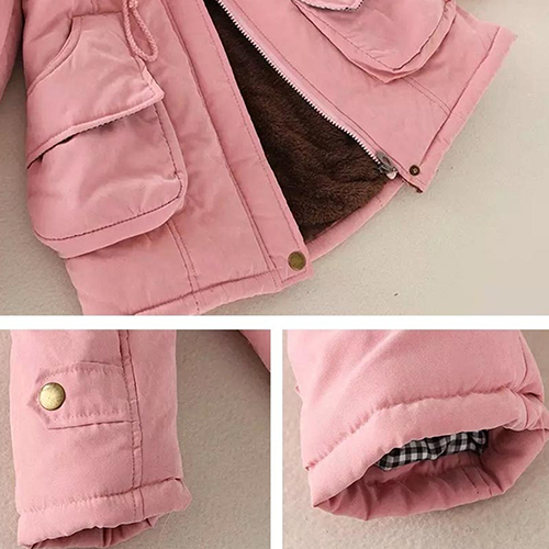 2017 New Women Winter Jacket Warm Faux Fur Hooded Causal Long Sleeve Coat Plus Size S18101103