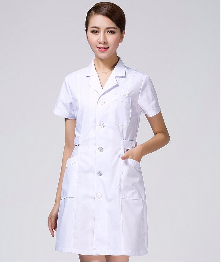 Summer short sleeve OEM uniformes hospital nursing scrubs medical lab coat doctor nurse overalls medical women work cloth Outfit