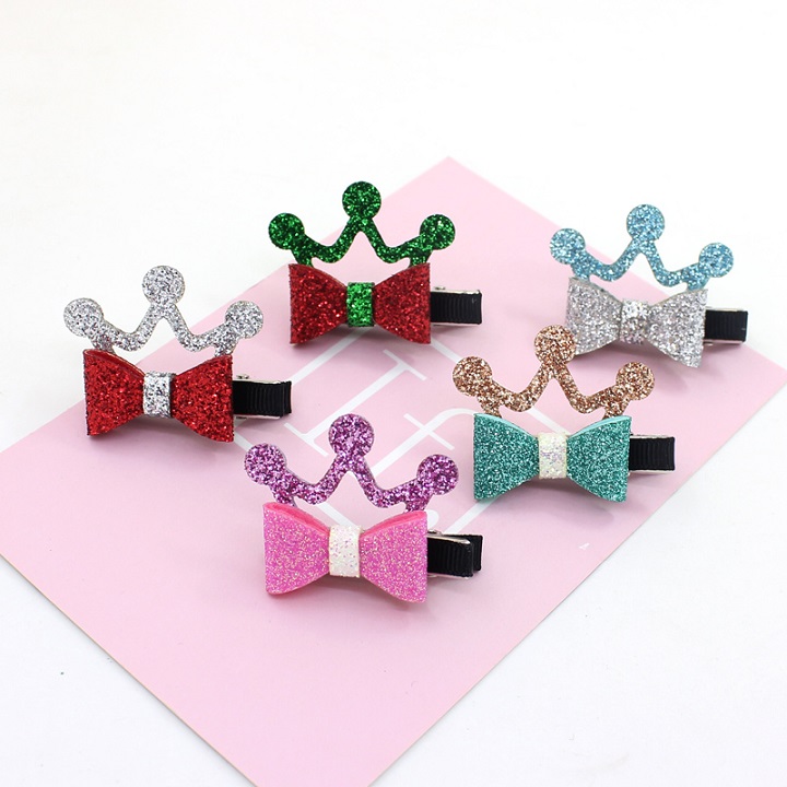 Wholesale Boutique 20pcs Fashion Glitter 3D Tiaras Bowknot Hairpins Solid Cute Bow Crown Hair Clips Party Headware Hair Accessories, Multi-color
Wholesale Boutique 20pcs Fashion Glitter 3D Tiaras Bowknot Hairpins Solid Cute Bow Crown Hair Clips Party Headware Hair Accessories, Multi-color