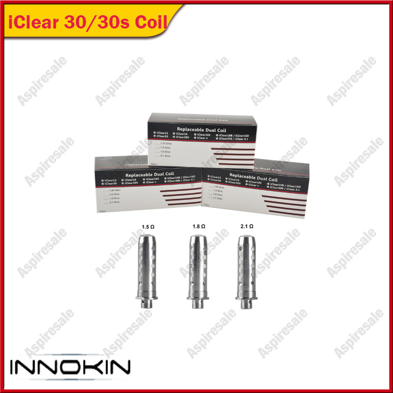 Authentic Innokin Iclear 30 30S Coil Replacement BDC Coil Head 1.5 1.8 2.1ohm 100% Original
Authentic Innokin Iclear 30 30S Coil Replacement BDC Coil Head 1.5 1.8 2.1ohm 100% Original