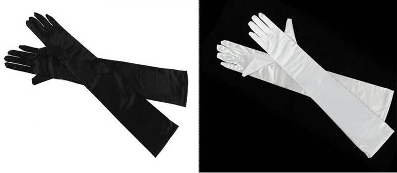 Hot Sale Cheap In Stock Wedding Gloves Simple Satin Bridal Glove Long Gants De Noce Ivoire Wedding Accessories