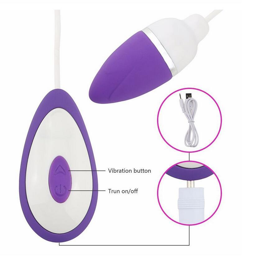 Wireless Remote Control Vibrating Egg Vibrators Sex Product USB Rechargeable Vaginal Massager Ball Adult Sex Toy for Women Y18110305