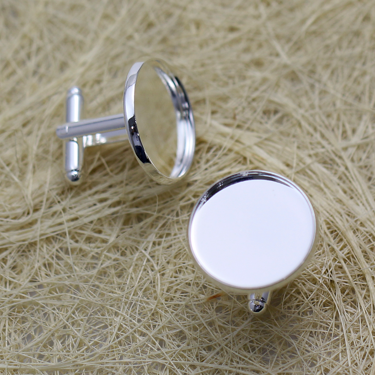 Beadsnice brass jewelry for men cufflink base ID8898
