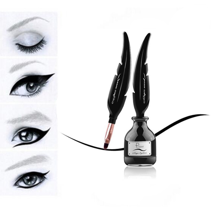 Waterproof Black Eye Liner Eyeliner Gel Makeup Cream Cosmetic + Feather Shape Brush Makeup Tool (Color: Black)
Waterproof Black Eye Liner Eyeliner Gel Makeup Cream Cosmetic + Feather Shape Brush Makeup Tool (Color: Black)