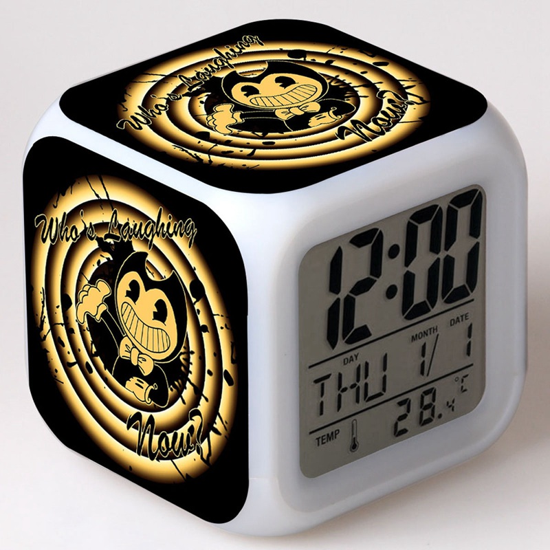 LED 7 Color Flash Digital Alarm Clocks Hot Games Bendy and the Ink Machine Bedroom Clock Night Light Clocks Kids Gifts Free
LED 7 Color Flash Digital Alarm Clocks Hot Games Bendy and the Ink Machine Bedroom Clock Night Light Clocks Kids Gifts Free