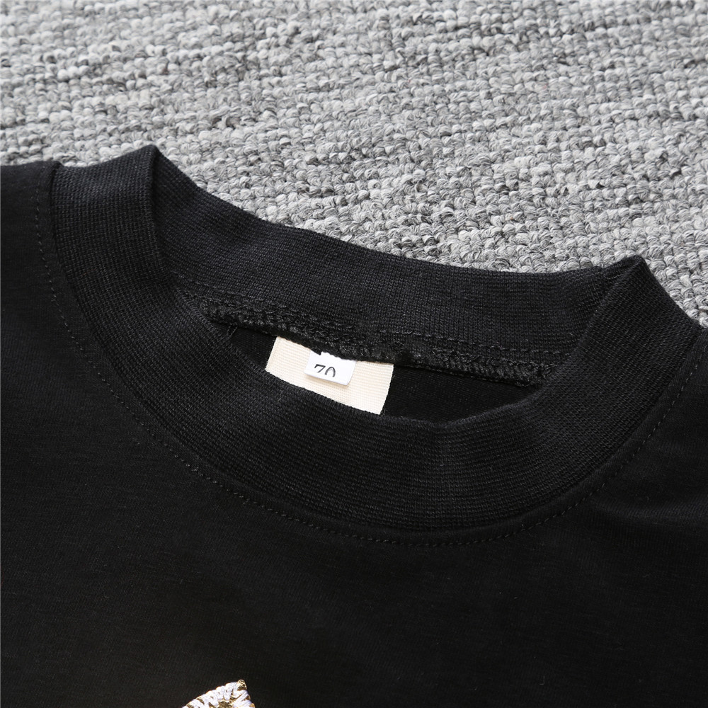 Boy long sleeved clothing top + pants 2 pcs sport suit children clothes set newborn crown baby clothing set suit