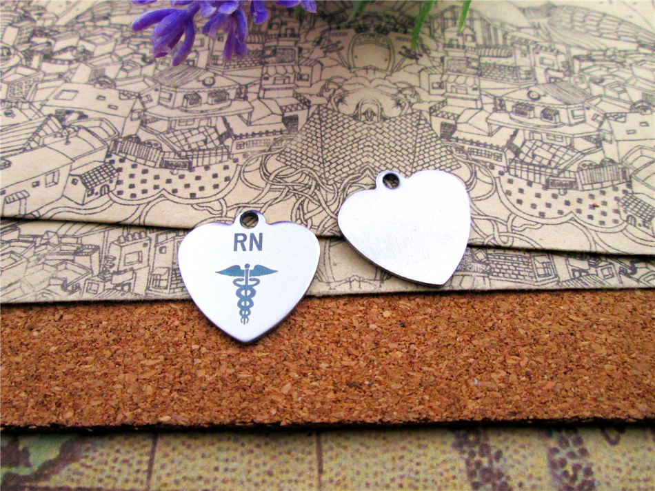 40pcs--"RN Caduceus Medical "stainless steel charms more style for choosing DIY Charms pendants for necklace
40pcs--"RN Caduceus Medical "stainless steel charms more style for choosing DIY Charms pendants for necklace