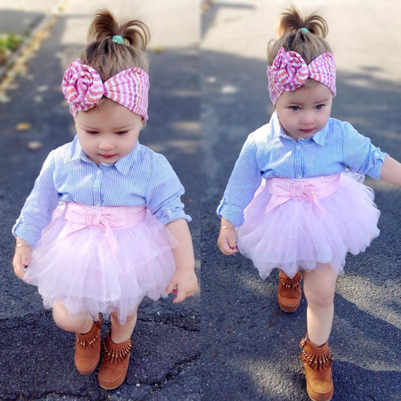 INS new girl t shirt set children's suits Turn Down Collar Stripped shirt + tutu skirts girl 2 pieces sets girl shirt skirt clothing sets, As picture
INS new girl t shirt set children's suits Turn Down Collar Stripped shirt + tutu skirts girl 2 pieces sets girl shirt skirt clothing sets, As picture