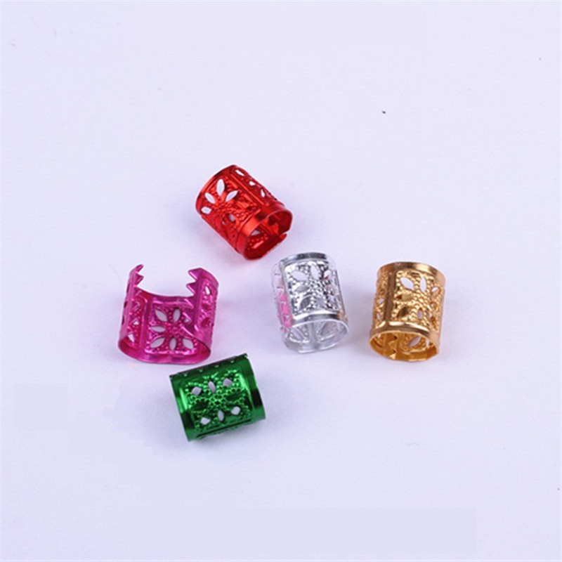 Hair Beads For Kids Box Braids Hair Accessories Dreadlock Cuffs Hair Clips Adjustable Extension Beads Clips Para El Cabello Con Cuentas De Extension A