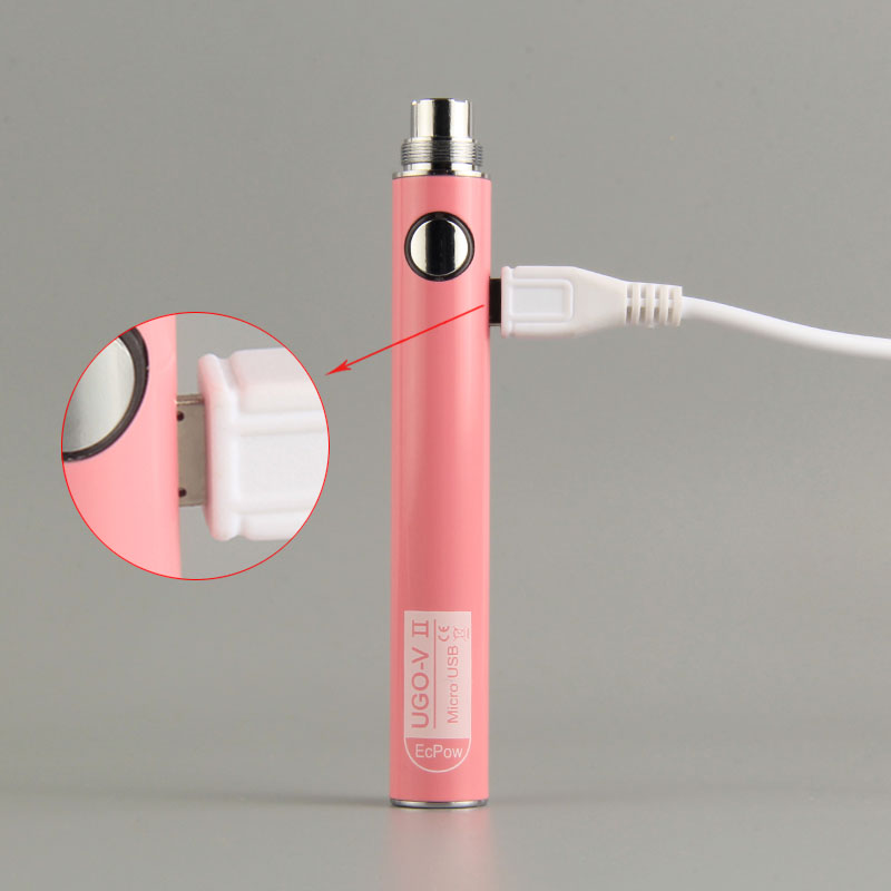 UGO V II Vape Battery 510 Preheating Batteries 650mAh 900mAh Vaporizer Pen Batteries With Micro USB Cables for E cigs Cartridge 510Atomizers
UGO V II Vape Battery 510 Preheating Batteries 650mAh 900mAh Vaporizer Pen Batteries With Micro USB Cables for E cigs Cartridge 510Atomizers