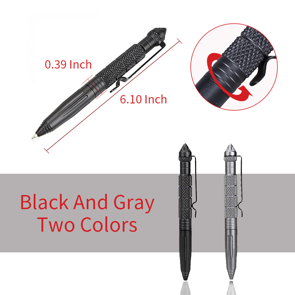 3PCS Aircraft Aluminum Defender Tactical Pen for Self-defense Glass Breaker Multifunctional Survial Tool with Aviation aluminum
3PCS Aircraft Aluminum Defender Tactical Pen for Self-defense Glass Breaker Multifunctional Survial Tool with Aviation aluminum