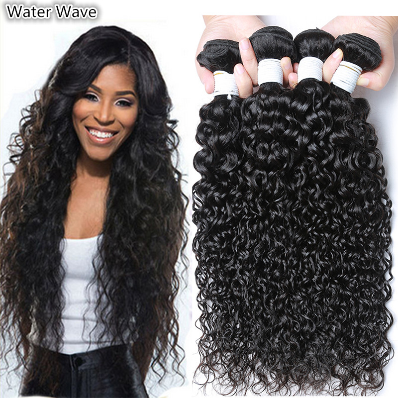 human remy brazilian virgin hair wet and wavy malaysian human hair extensions 50gr piece 6pcs lot free