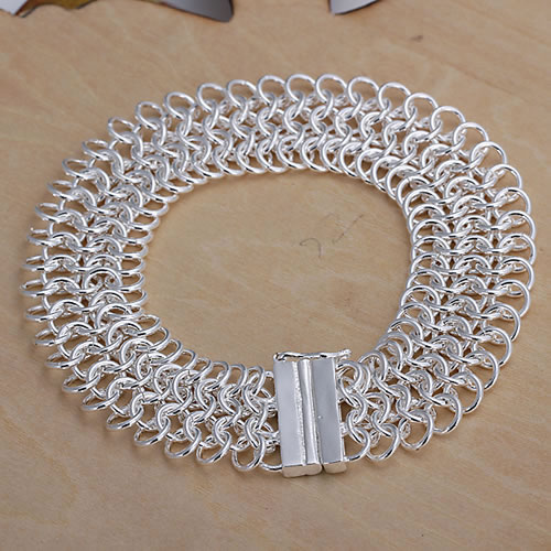 Fine 925 Sterling Silver Bracelet,XMAS New Style 925Silver Chain Net For Women Men Fashion Jewelry Gift Link Italy Percing H005
Fine 925 Sterling Silver Bracelet,XMAS New Style 925Silver Chain Net For Women Men Fashion Jewelry Gift Link Italy Percing H005