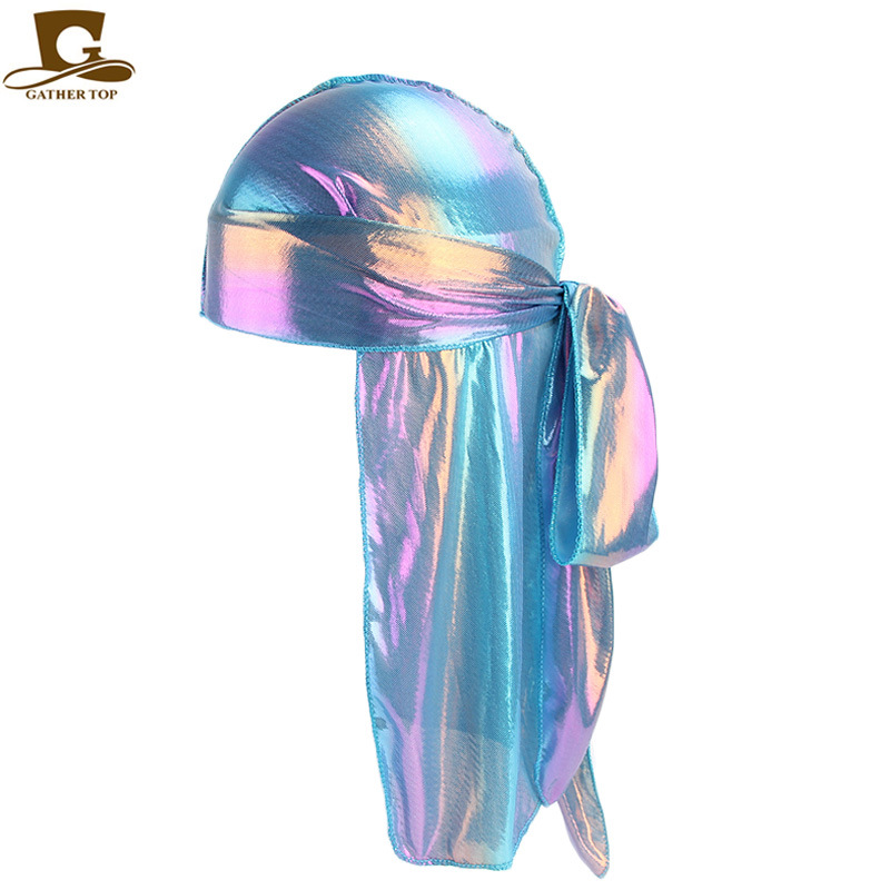 Women Headband Reese Silk Long Tail Pirate Hat Baotou Hair Band Hip Hop Cloak Cap DURAG Hair Accessories Free Shipping