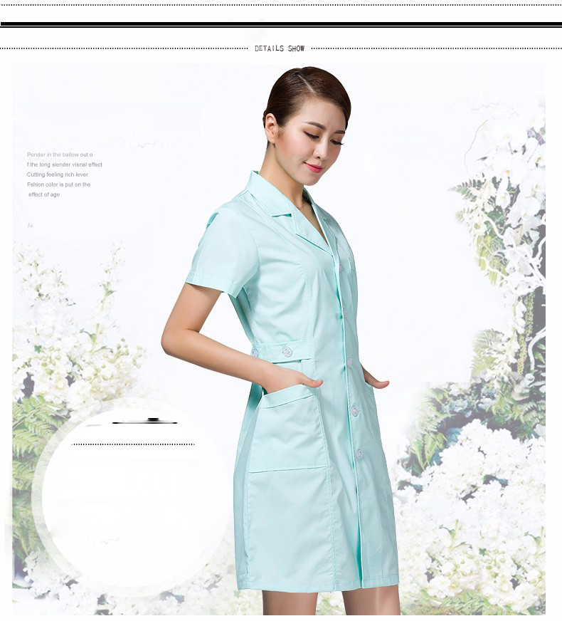 Summer short sleeve OEM uniformes hospital nursing scrubs medical lab coat doctor nurse overalls medical women work cloth Outfit