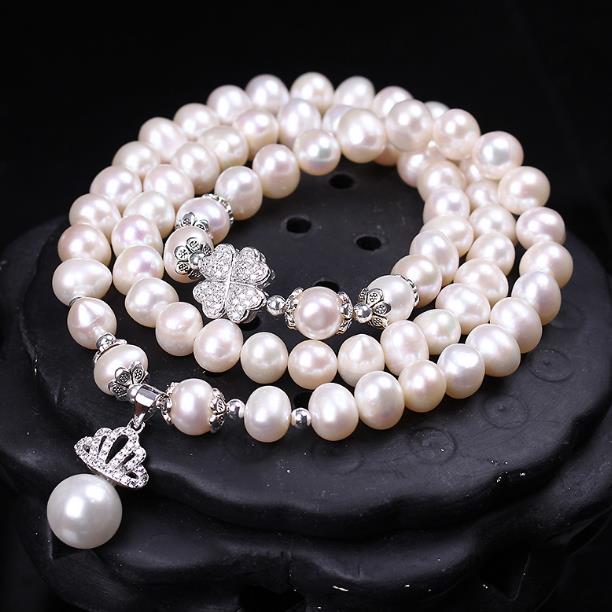 Natural freshwater pearl bracelet 925 crown original bracelet ladies multi-ring fashion sterling silver jewelry hot sell
Natural freshwater pearl bracelet 925 crown original bracelet ladies multi-ring fashion sterling silver jewelry hot sell