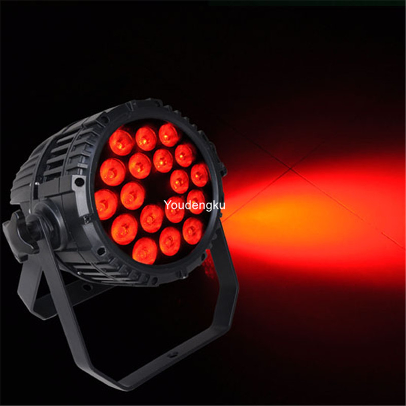 10pieces 18x15w waterproof par 64 led rgbaw outdoor led par light 15w led par