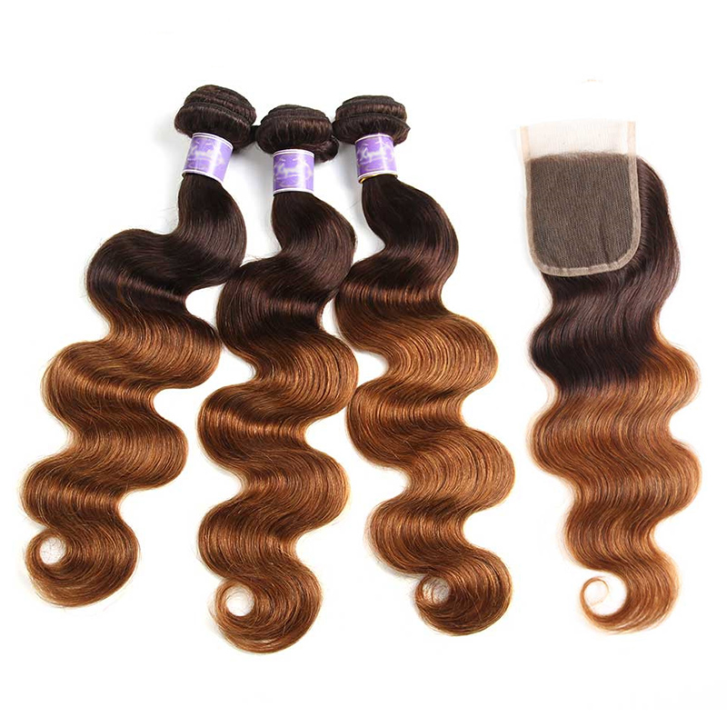Body Wave Ombre Colored Bundles With Closure Brazilian Ombre Human Hair Weave 3 Bundles With 4*4 Lace Clsoure Extension Best Selling Items, Ombre color 4/30
Body Wave Ombre Colored Bundles With Closure Brazilian Ombre Human Hair Weave 3 Bundles With 4*4 Lace Clsoure Extension Best Selling Items, Ombre color 4/30