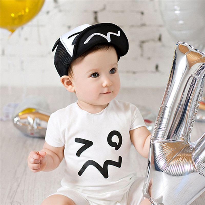 Soft Brim Kids Hats Summer Sun Hats Children's Baby Baseball Beret Caps Cute Boy Girl for 1-3Y Baby, Black
Soft Brim Kids Hats Summer Sun Hats Children's Baby Baseball Beret Caps Cute Boy Girl for 1-3Y Baby, Black