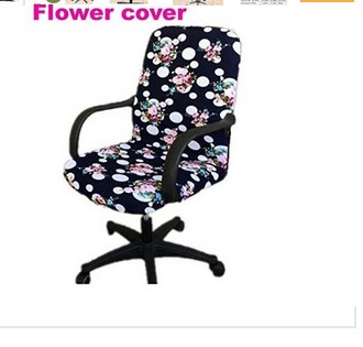 Large size office chair Computer Silpcover side zipper blanket cover design arm chair covers stretch lift rotating chair cover