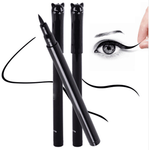 1PC NEW Beauty Cat Style Black Long-lasting Waterproof Liquid Eyeliner Eye Liner Pen Pencil Makeup Cosmetic Tool
