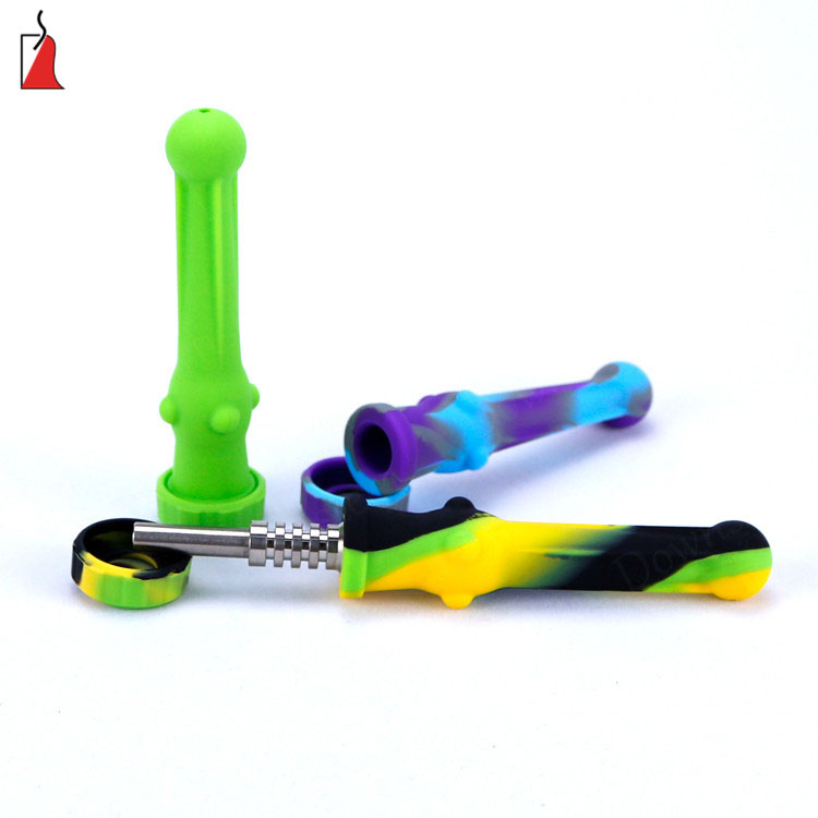 Titanium Nail Smoking Pipes Straight Type Dab Rig Aluminium Alloy Metal Pipe Small Tobacco Water Bong for Free Silicone Oil DAB Bongs
Titanium Nail Smoking Pipes Straight Type Dab Rig Aluminium Alloy Metal Pipe Small Tobacco Water Bong for Free Silicone Oil DAB Bongs