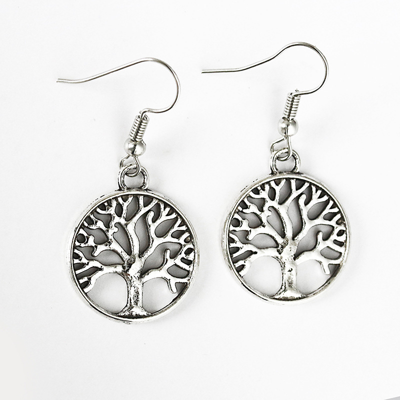 Fashion Parts New Earrings fashion Jewelry Tree Of Life Earrings 925 Silver Fish Ear Hook Antique Silver Chandelier 20x40mm
Fashion Parts New Earrings fashion Jewelry Tree Of Life Earrings 925 Silver Fish Ear Hook Antique Silver Chandelier 20x40mm