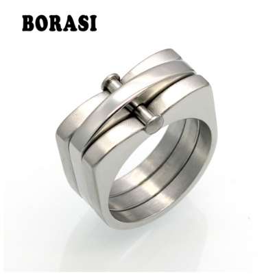 BORASI Tide Brand Hip Hop Ring Men Women Unisex Vintage Ring Stainless Steel Mens Fashion Chunky Finger Bling Hip Hop Ring
BORASI Tide Brand Hip Hop Ring Men Women Unisex Vintage Ring Stainless Steel Mens Fashion Chunky Finger Bling Hip Hop Ring