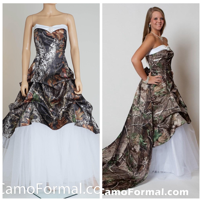 Sweetheart Camo A-Line Wedding Dresses With Detachable Train Bridal Gowns 2018 Bandage Back Formal Long Vestidos De Mariage Satin, Red
Sweetheart Camo A-Line Wedding Dresses With Detachable Train Bridal Gowns 2018 Bandage Back Formal Long Vestidos De Mariage Satin, Red