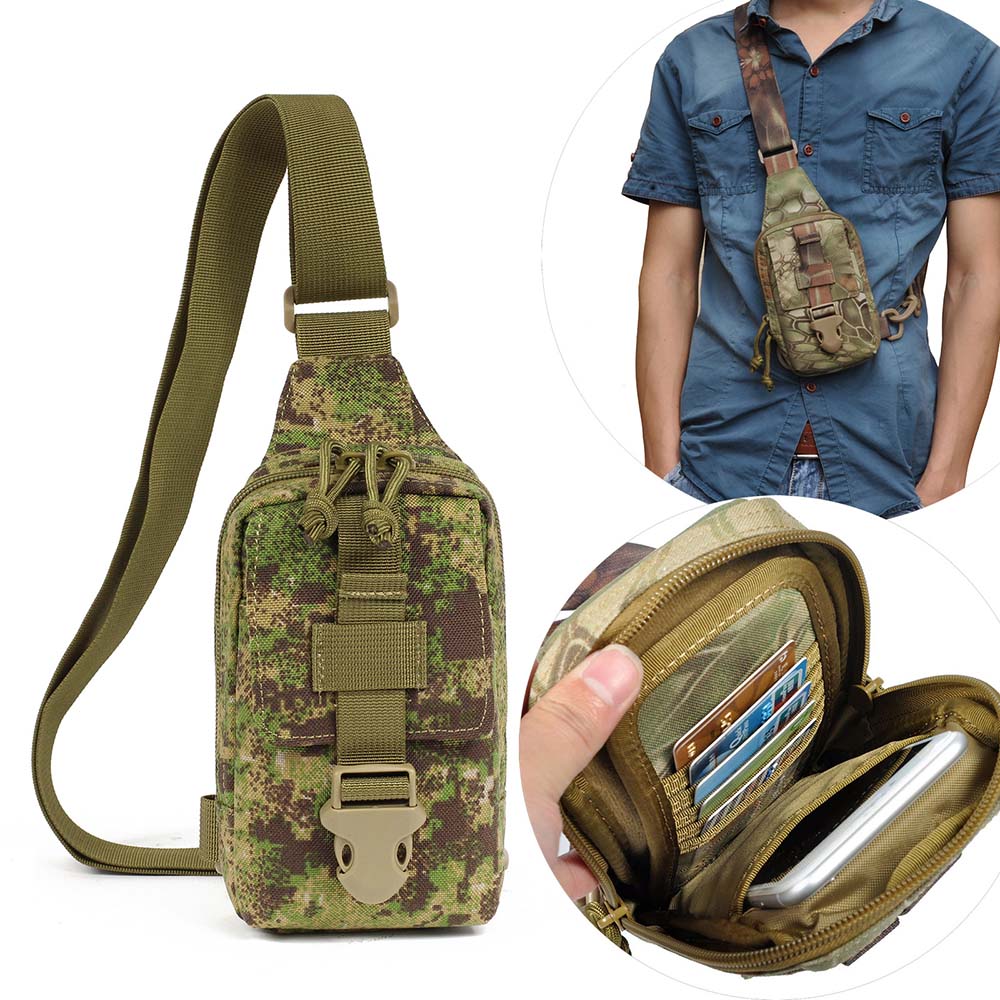 Waterprof Sling shoulder Bag Tactical Shoulder Chest Crossbody Backpack EDC MOLLE Casual Daypack for Outdoor Travel Hiking Cycling, Multi-color
Waterprof Sling shoulder Bag Tactical Shoulder Chest Crossbody Backpack EDC MOLLE Casual Daypack for Outdoor Travel Hiking Cycling, Multi-color