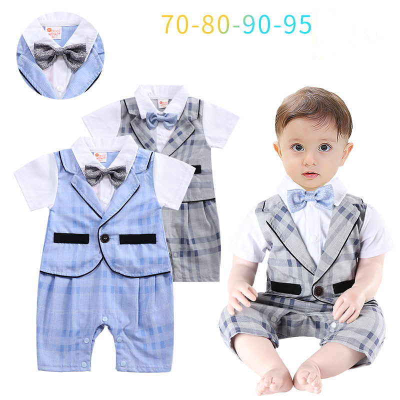 Can Choose Size Baby Boys onesies Plaid Gentleman Romper Waistcoat Bow Tie Summer One-Piece Jumpsuits Baby Clothing Best Quality, As pic
Can Choose Size Baby Boys onesies Plaid Gentleman Romper Waistcoat Bow Tie Summer One-Piece Jumpsuits Baby Clothing Best Quality, As pic