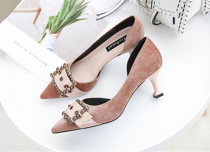 High-quality New style fashion Buckle Strap Woman Shallow mouth Pointed toes High-heeled shoes Sandals Free shipping, Black
High-quality New style fashion Buckle Strap Woman Shallow mouth Pointed toes High-heeled shoes Sandals Free shipping, Black
