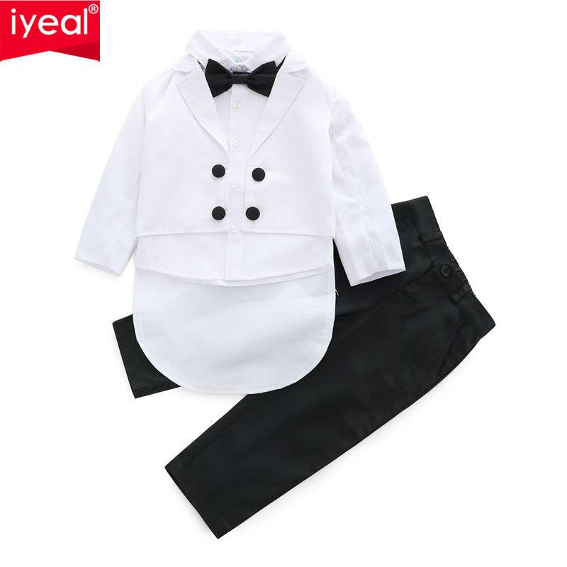 IYEAL Baby Boys Suits 3 Pieces/Set Formal Tuxedo Suit Baby Boy Baptism Christening Gown Infant Party Wedding Clothing Set 1-5Y, White
IYEAL Baby Boys Suits 3 Pieces/Set Formal Tuxedo Suit Baby Boy Baptism Christening Gown Infant Party Wedding Clothing Set 1-5Y, White