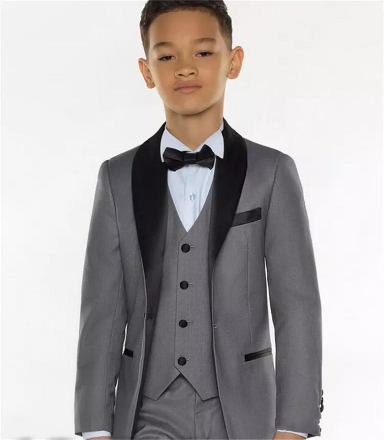 trendy youthful tuxedo ensemble black boys shawl collar dress suit ideal for special occasions