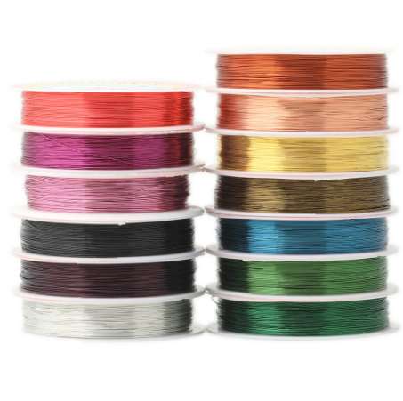 QIWAN 0.3MM 20M/Roll Copper Wire mixed multicolor plated Beading Wire Jewelry Findings DIY Jewelry Accessories Cord/String
QIWAN 0.3MM 20M/Roll Copper Wire mixed multicolor plated Beading Wire Jewelry Findings DIY Jewelry Accessories Cord/String
