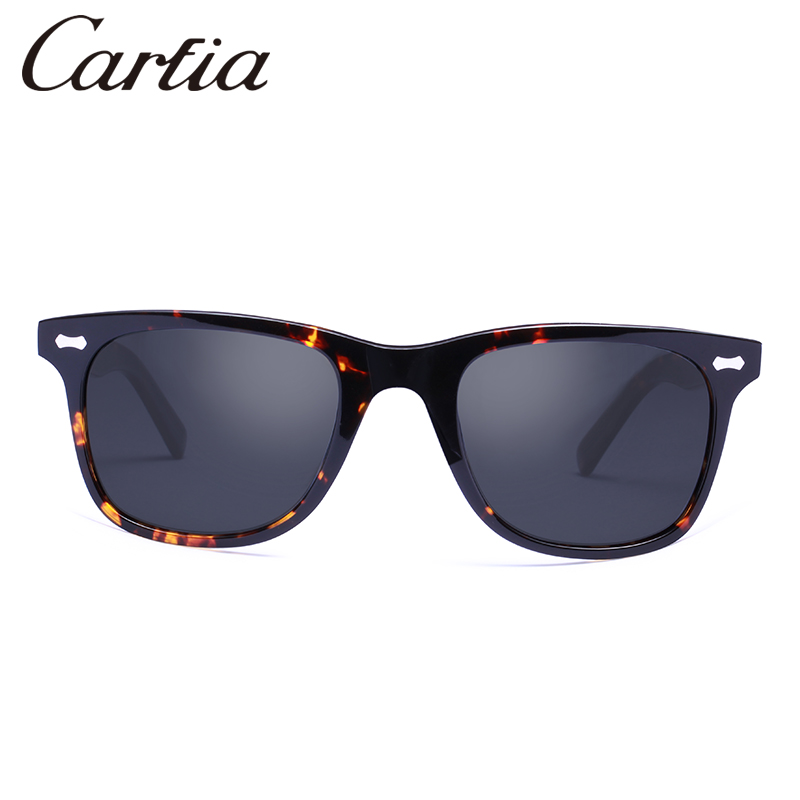 CARFIA Polarized Sunglasses 5356 Square Bigger legs Glasses 50mm 3 colors UV400 Protection Sun Glasses For Men Women With Case