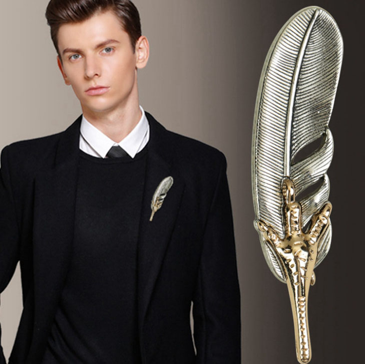 Fashion Personality White Silver Eagle Claw Feather Couple Badge Suit Brooches Pins for Man Woman Acessories Wholesalelry Drop Shipping
Fashion Personality White Silver Eagle Claw Feather Couple Badge Suit Brooches Pins for Man Woman Acessories Wholesalelry Drop Shipping