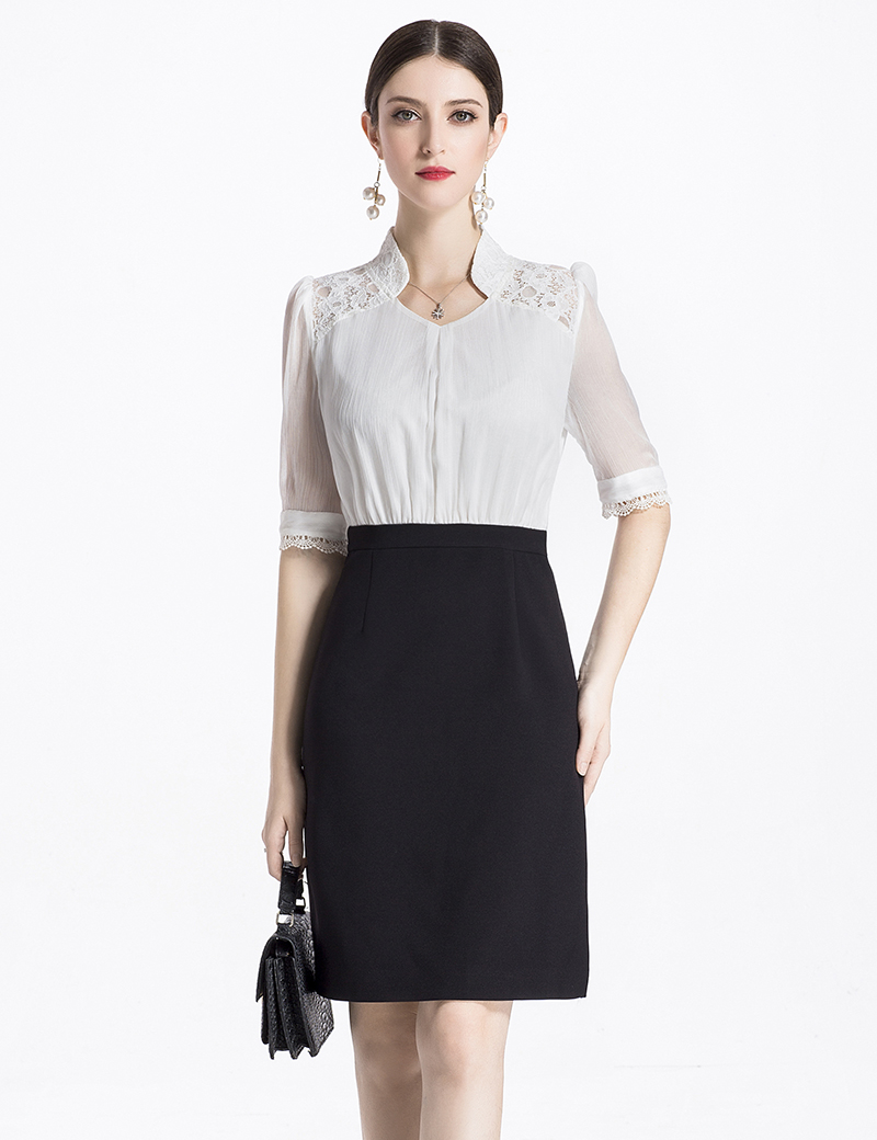 Color Block Women Sheath Dress Lace Patchwork OL Office Lady Work Dresses 061832, As pictures
Color Block Women Sheath Dress Lace Patchwork OL Office Lady Work Dresses 061832, As pictures