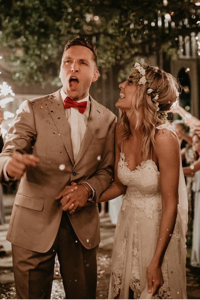 2019 Bohemian Wedding Dresses A Line Spaghetti Lace Appliques Sexy Backless Side Split Boho Wedding Dress Country Beach Bridal Gowns