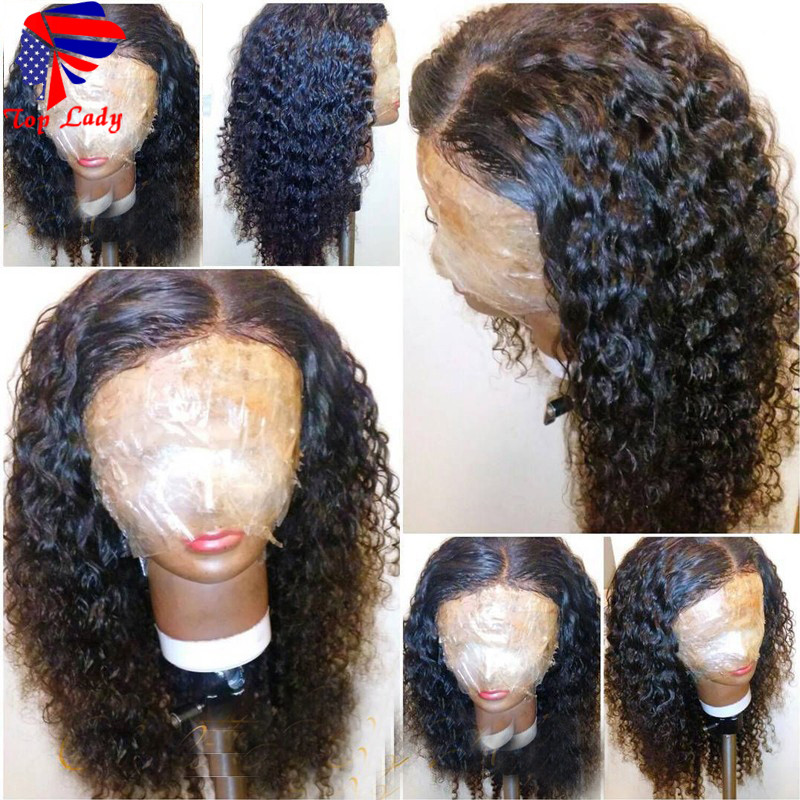 High quality 1b# 6# Black Brown/burgundy /burgundy loose curly Heat Resistant Glueless Synthetic Lace Front Wigs for Black Women