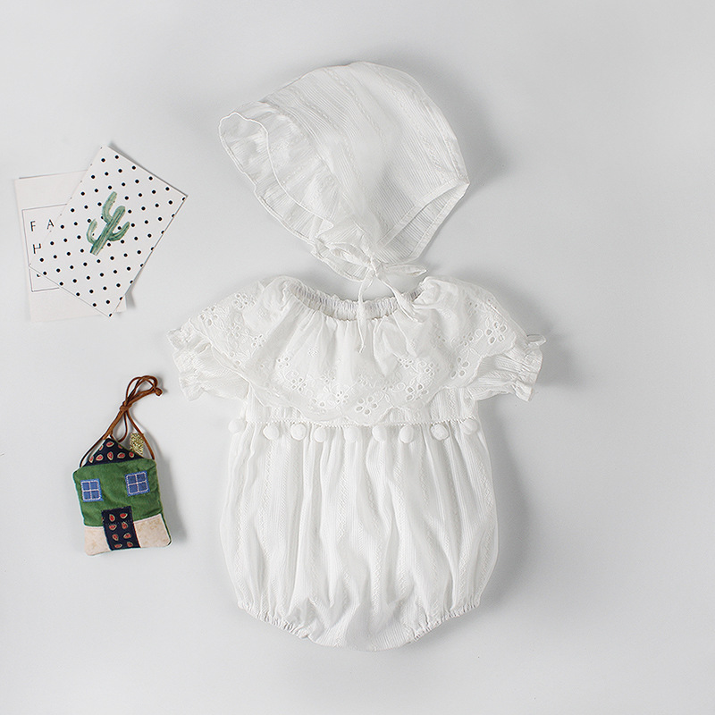 baby girl clothing romper sets round short sleeve tassel white romper + hat 100% cotton high quality girl baby romper clother, Accept the size and color choose
baby girl clothing romper sets round short sleeve tassel white romper + hat 100% cotton high quality girl baby romper clother, Accept the size and color choose