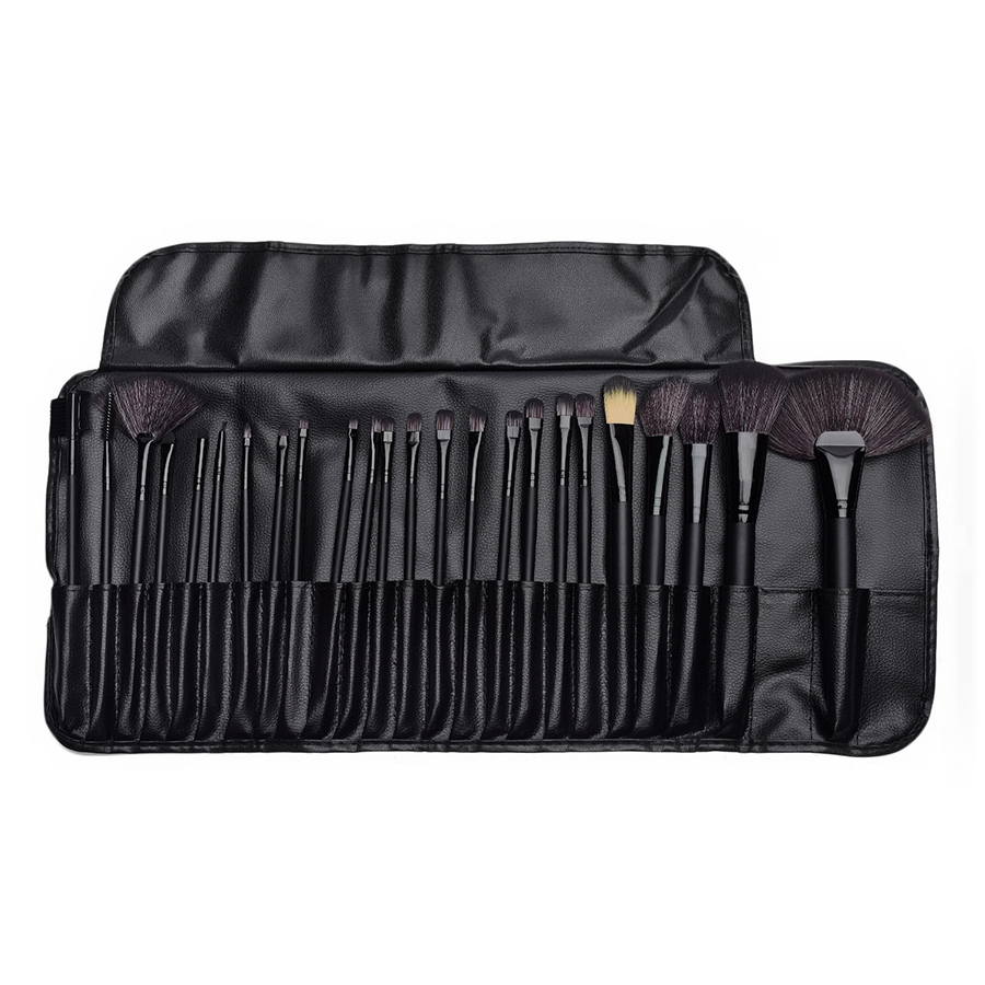 24pcs/set Professional Makeup Brush Set Case Portable Cosmetic Powder Lip Eyeshadow Brushes with Bag Make Up Tools Toiletry Kit Best quality